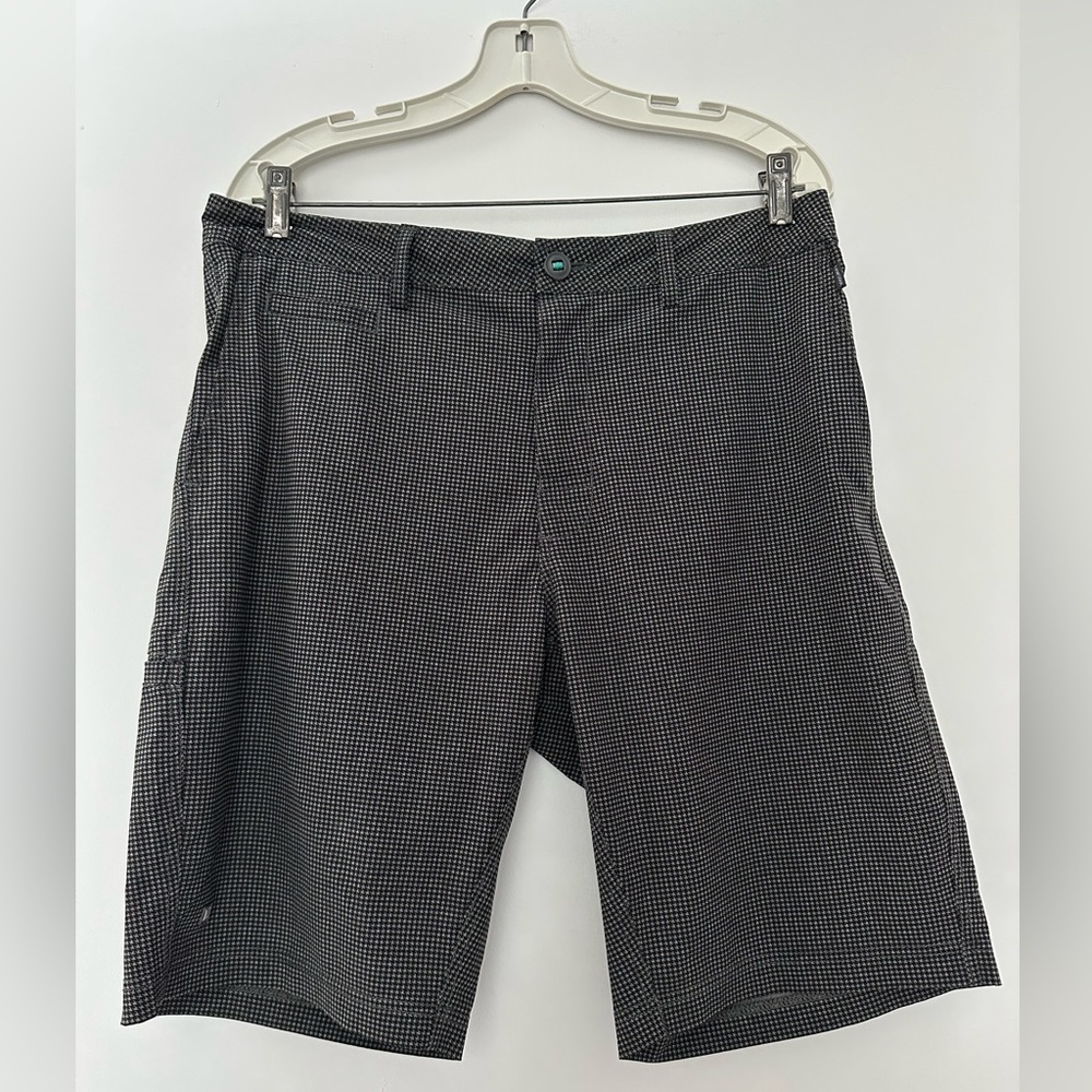 Linksoul Black Houndstooth Men’s Shorts